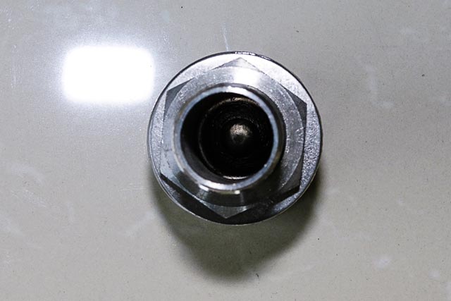 Stainless steel drain cap